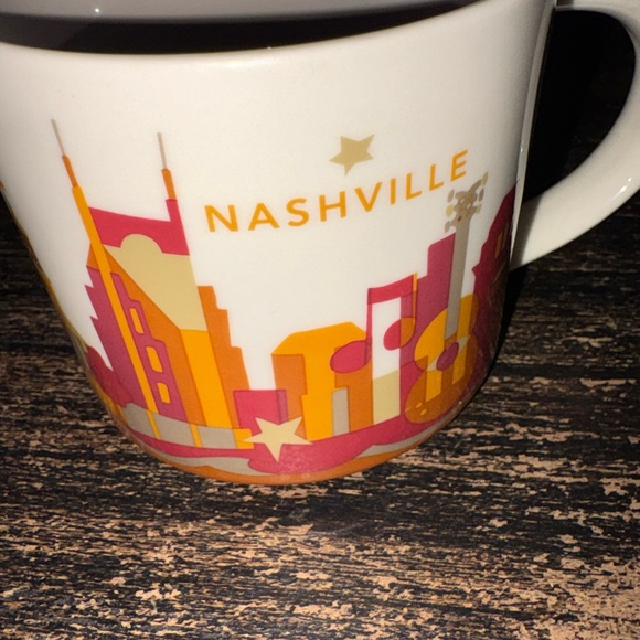 Starbucks Nashville Skyline Mug - White and Orange - Picture 7 of 7